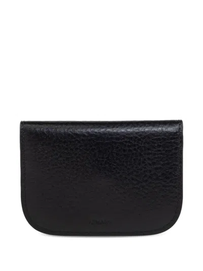 Lemaire Soft Tab Wallet In Black