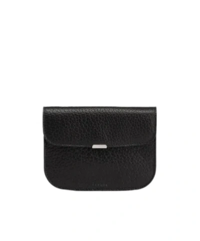 Lemaire Soft Tab Wallet In Black