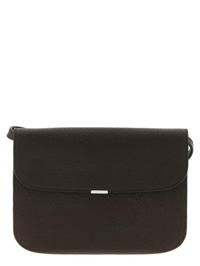 Lemaire 'soft Tab Wallet' Crossbody Bag In Black