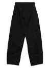 Lemaire Cotton Trousers In Black  