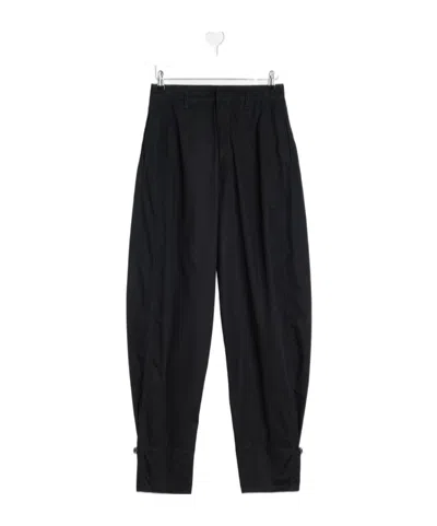 Lemaire Soft Volume Pants In Black