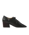 Lemaire Souris 60mm Leather Brogues In Black
