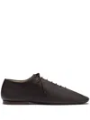 Lemaire Brown Souris Flat Classic Derbys In Brown