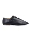Lemaire Brown Souris Flat Classic Derbys In Black