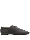 Lemaire Souris Folded Derby Shoes In Brown