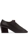 Lemaire Souris Leather Lace-up Derby Shoes In Brown