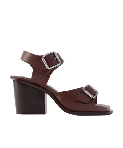 LEMAIRE 90MM LEATHER SANDALS