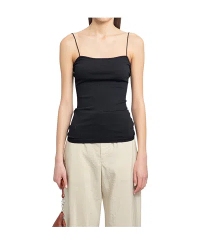 Lemaire Square-neck Spaghetti-strap Tank Top In Nude