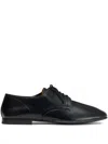 Lemaire Square-toe Lace-up Derby Shoes In Black