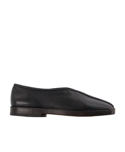 LEMAIRE LEMAIRE SQUARE-TOE SLIP-ON LOAFERS