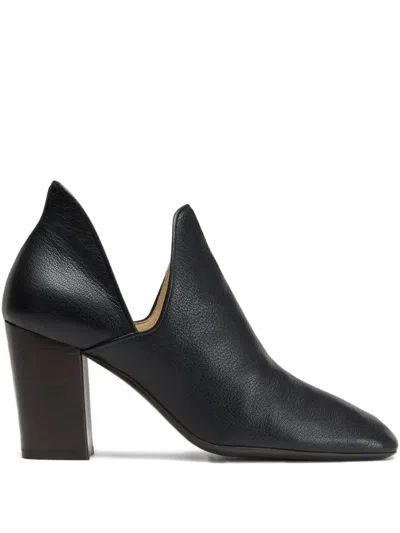 Lemaire Square-toe Pumps In Black