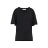 Lemaire Short-sleeved T-shirt In Black
