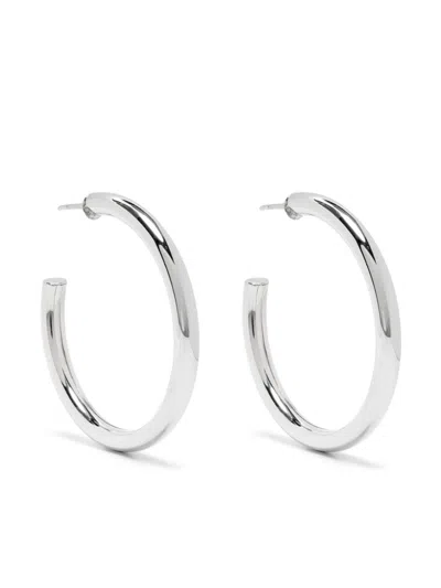 Lemaire Sterling Silver Hoop Earrings