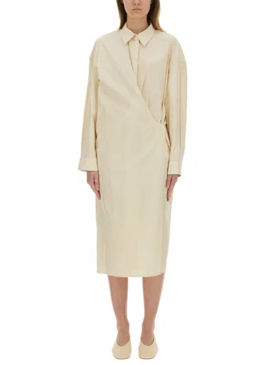 LEMAIRE STRAIGHT COLLAR TWISTED" DRESS