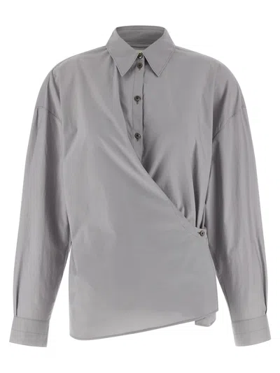 LEMAIRE STRAIGHT COLLAR TWISTED SHIRT