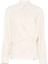Lemaire Shirts In Neutrals
