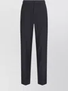 Lemaire Straight Cut Trousers With Belt Loops And Pockets
