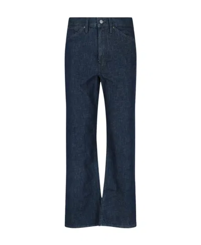 Lemaire Straight Jeans In Black