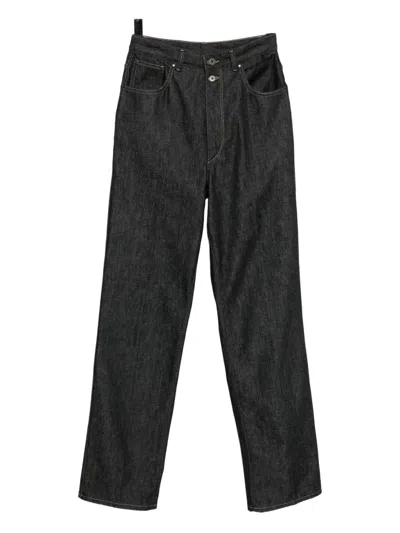 Lemaire Straight-leg Jeans In Black