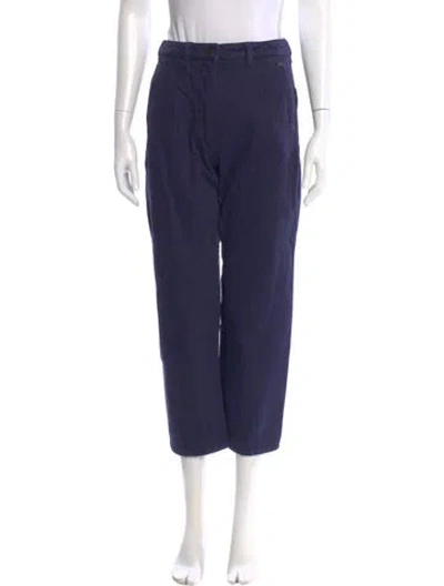 Pre-owned Lemaire Straight Leg Pants In Blue