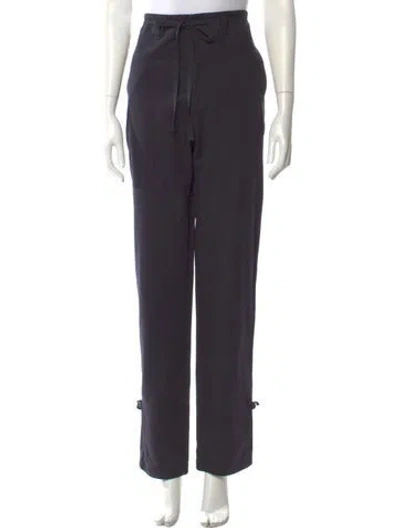 Pre-owned Lemaire Straight Leg Pants In Blue