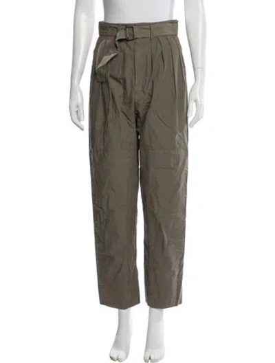 Pre-owned Lemaire Straight Leg Pants In Gray