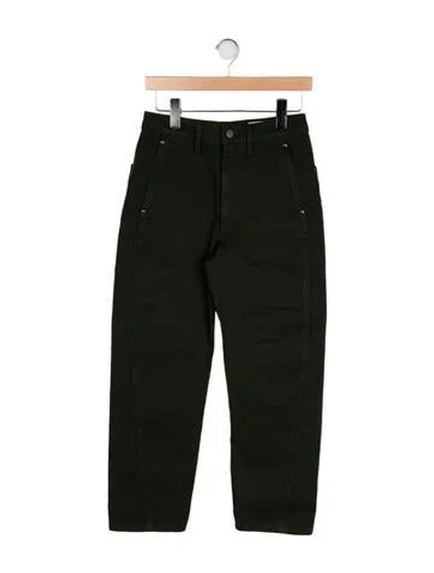 Pre-owned Lemaire Straight Leg Pants In Green