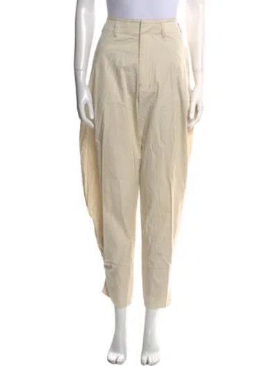 Pre-owned Lemaire Straight Leg Pants In Neutral