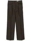 Lemaire Straight-leg Trousers In Brown