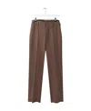 Lemaire Pantalone In Misto Lana Marrone Uomo In Brown