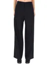 Lemaire Straight Pants In Blue