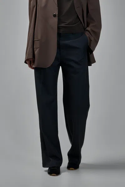 Lemaire Straight Tailored Pants In Black