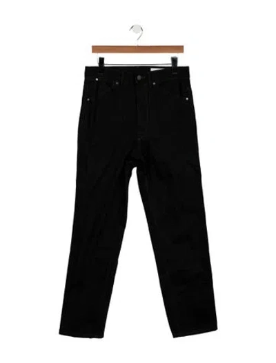 Pre-owned Lemaire Straight-leg Jeans In Black