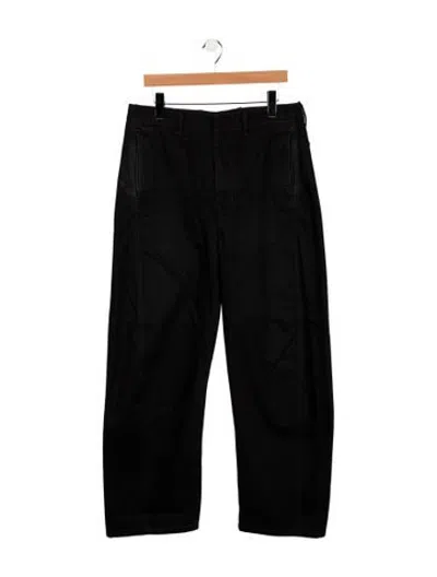 Pre-owned Lemaire Straight-leg Jeans In Black