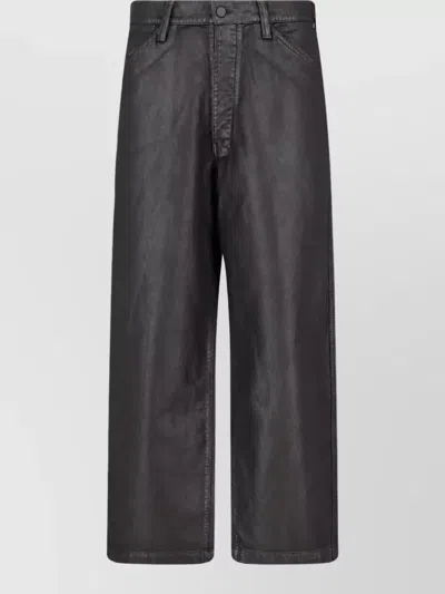 Lemaire Straight-leg Jeans In Brown