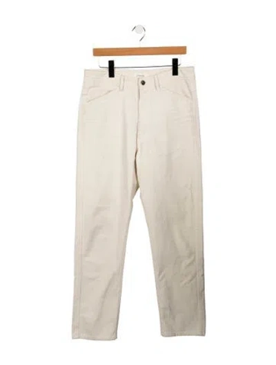 Pre-owned Lemaire Straight-leg Jeans In Neutral