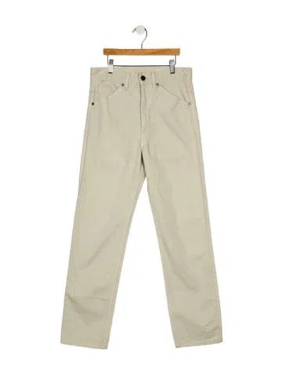 Pre-owned Lemaire Straight-leg Jeans In Neutrals