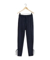 Lemaire Strap Waist Loop Casual Pants In Black