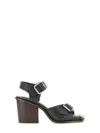 Lemaire Strappy Sandal In Black