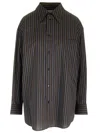 LEMAIRE LEMAIRE STRIPED BUTTON