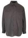 LEMAIRE LEMAIRE STRIPED REGULAR FIT SHIRT