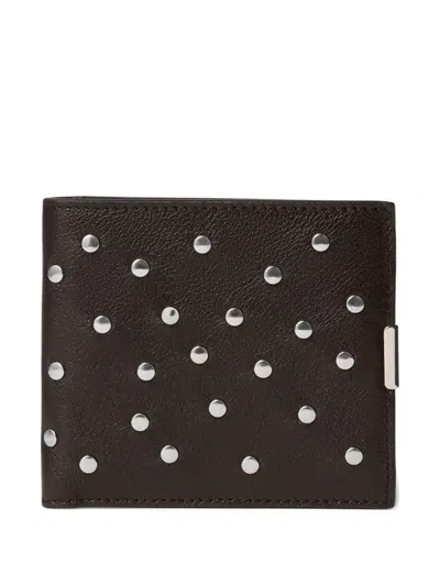 Lemaire Portemonnaie Mit Nieten In Brown
