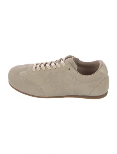 Pre-owned Lemaire Suede Athletic Sneakers In Neutrals