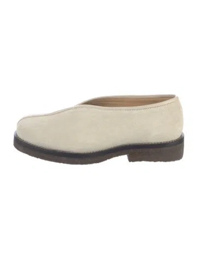 Pre-owned Lemaire Suede Loafers In Neutrals