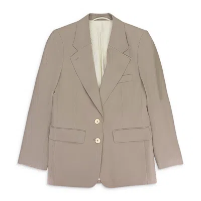 Lemaire Suit Beige Jacket In Neutral