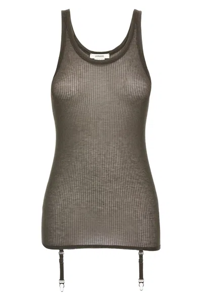 Lemaire Suspenders Tank Top In Black