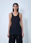Lemaire Suspenders Tank Top In Black
