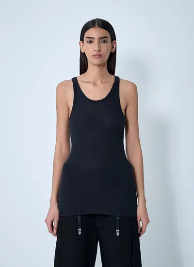 Lemaire Suspenders Tank Top In Black