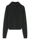 Lemaire Sweater With Hood In Alpaca Blend In Gray
