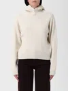 Lemaire Hooded Sweater In White
